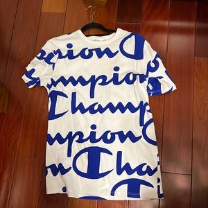 Champion All over Wording T Shirt